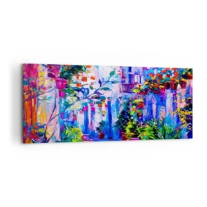 Canvas picture - Impression - Italian Alley - 100x40 cm