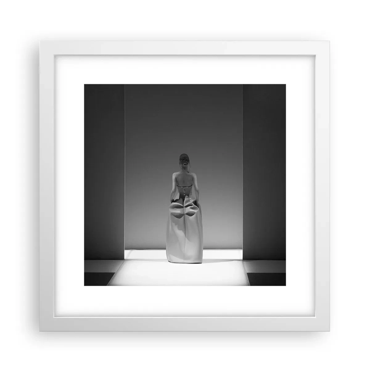 Poster in white frmae - Refined Simplicity - 30x30 cm