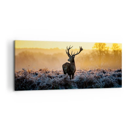 Canvas picture - Crowned in Its Kingdom - 100x40 cm