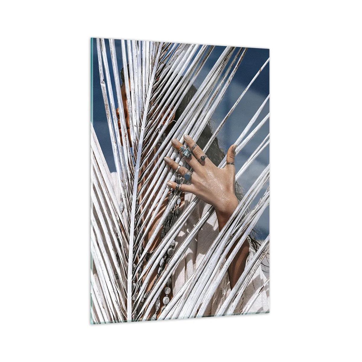 Glass picture - Shaman's Girlfriend? - 50x70 cm