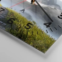 Clock face with numbers