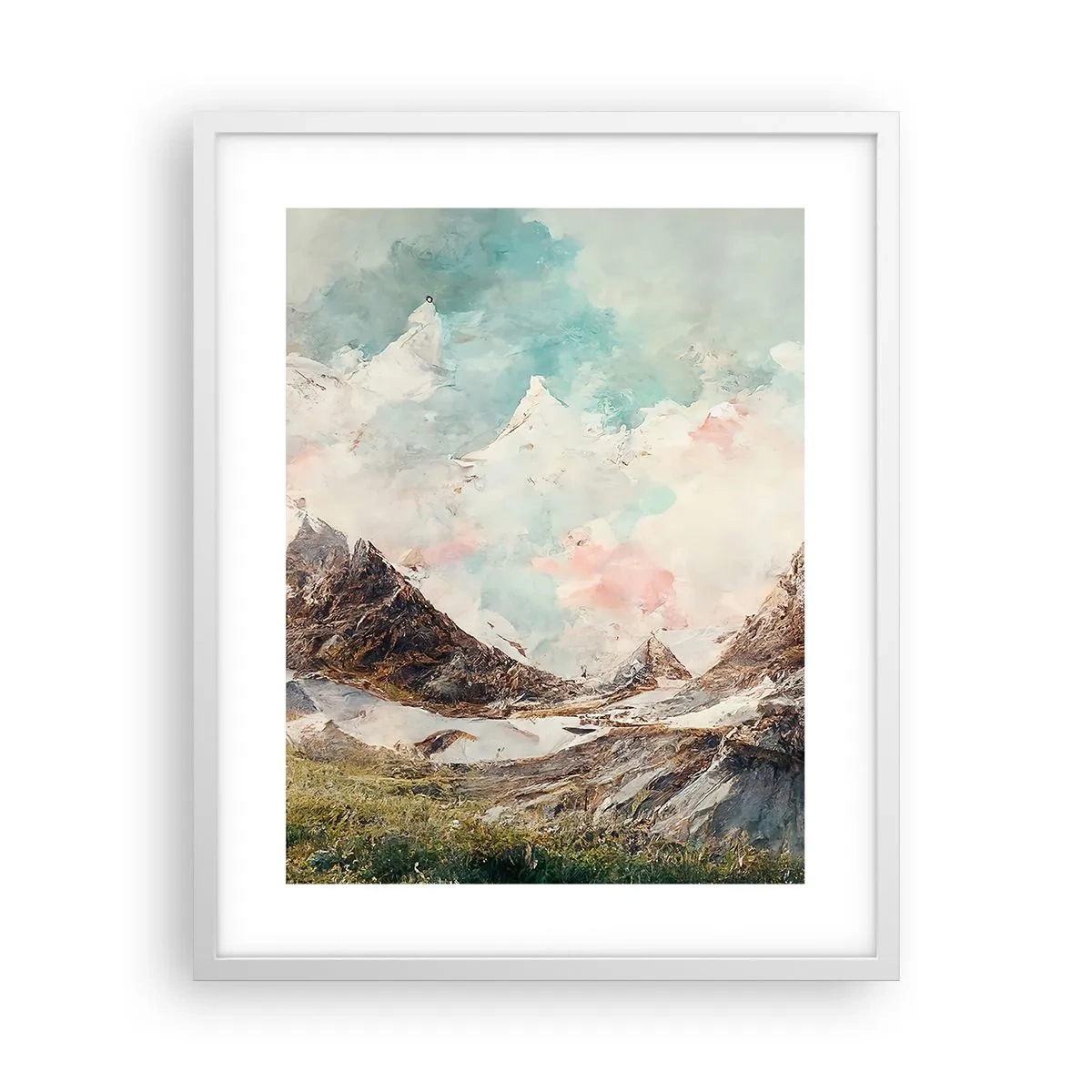 Poster in white frmae - Rocky Blades - 40x50 cm