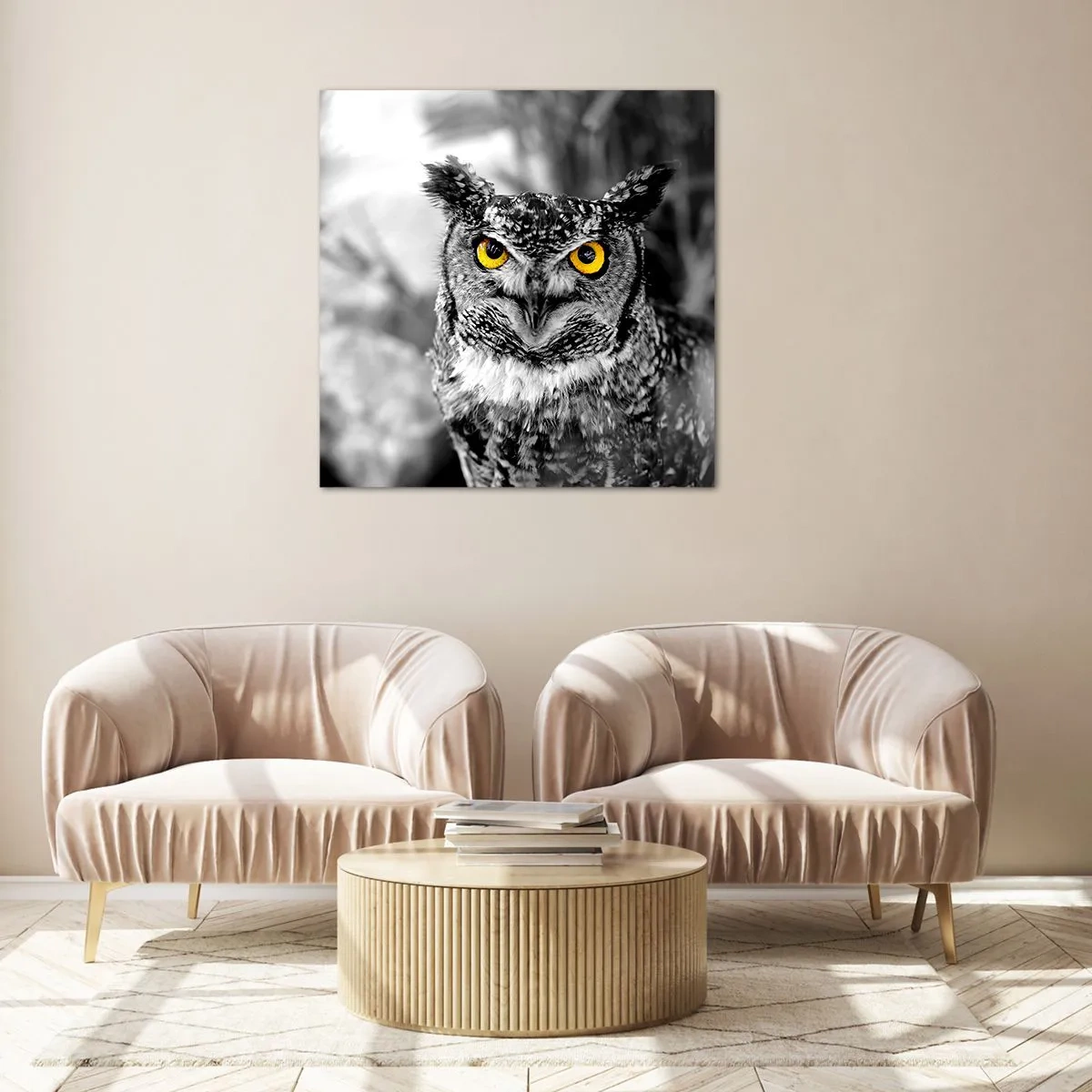 Glass picture - Nothing Can Hide - 30x30 cm