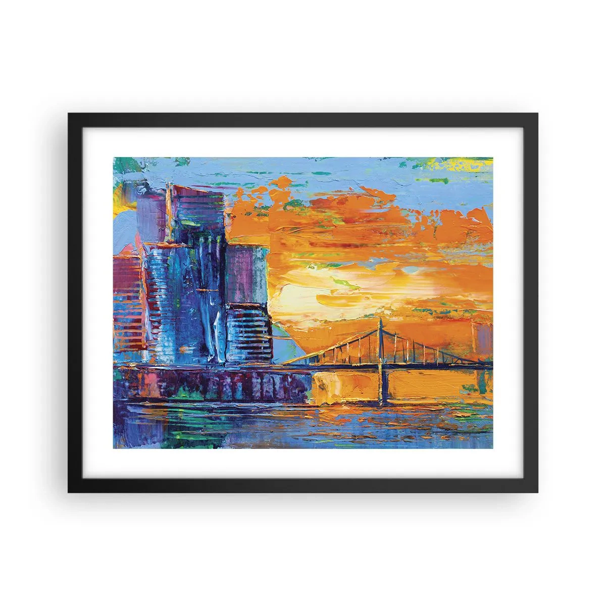 Poster in black frame - Culture and Nature - 50x40 cm