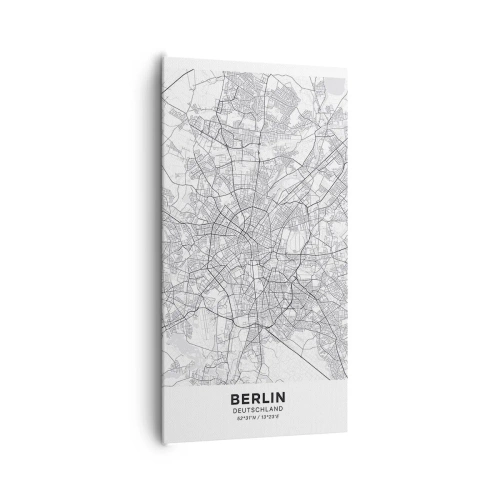 Canvas picture - Flower of Berlin - 65x120 cm