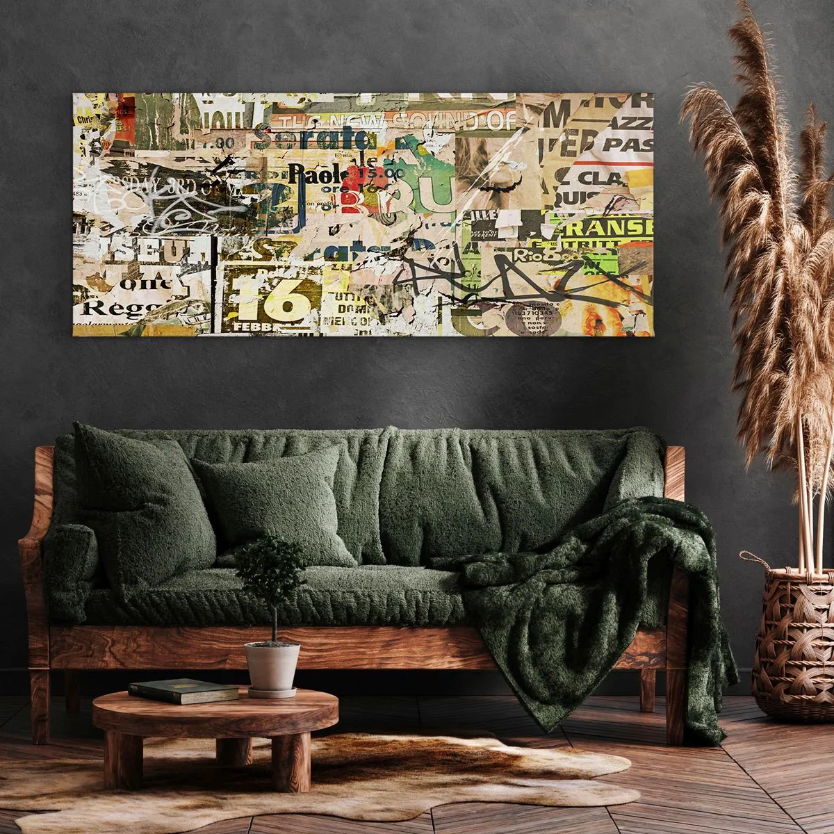 Canvas picture - So Much Is Going on - 100x40 cm