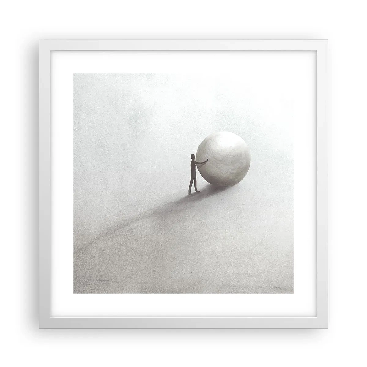 Poster in white frmae - Game of Life - 40x40 cm