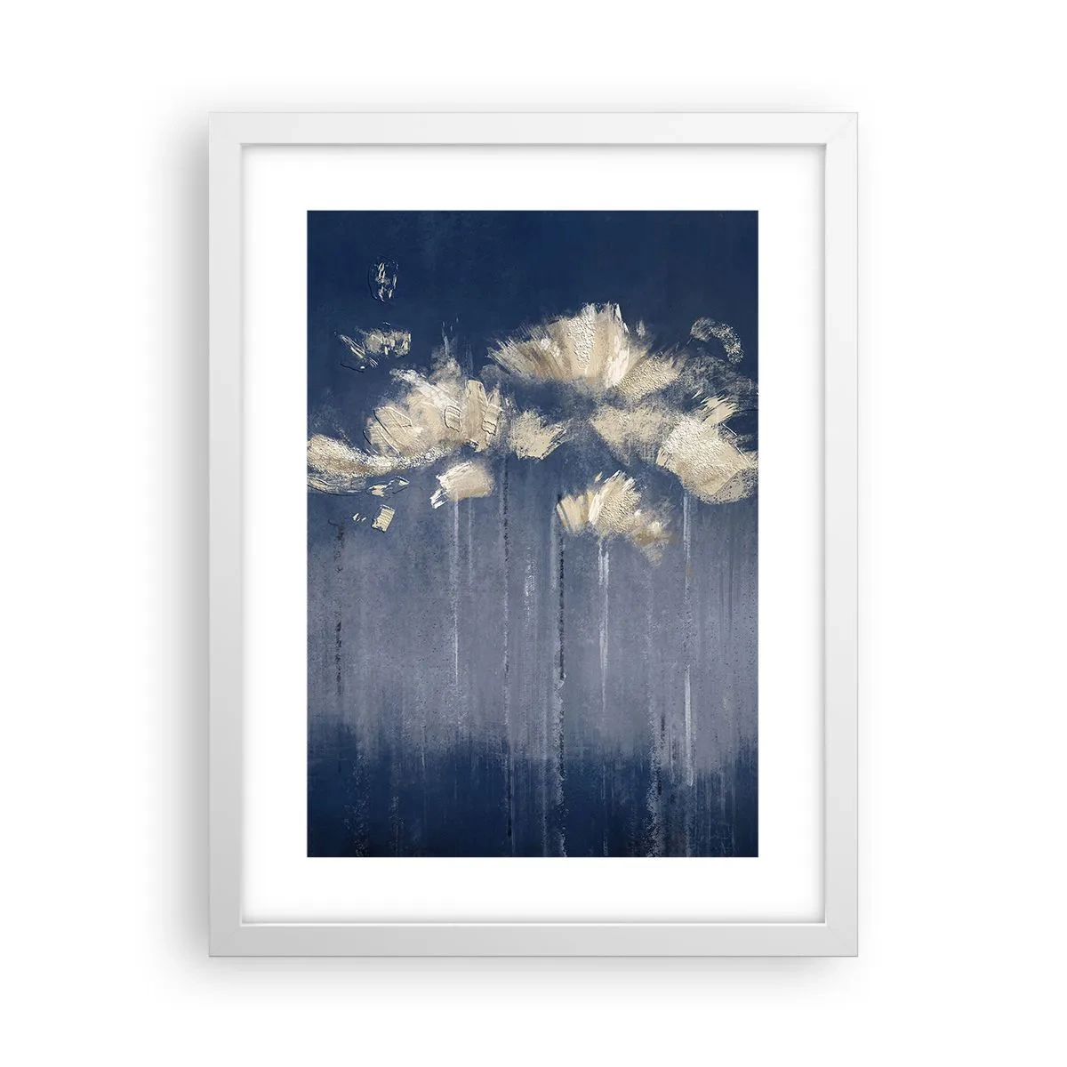Poster in white frmae - Like Flakes in the Wind - 30x40 cm