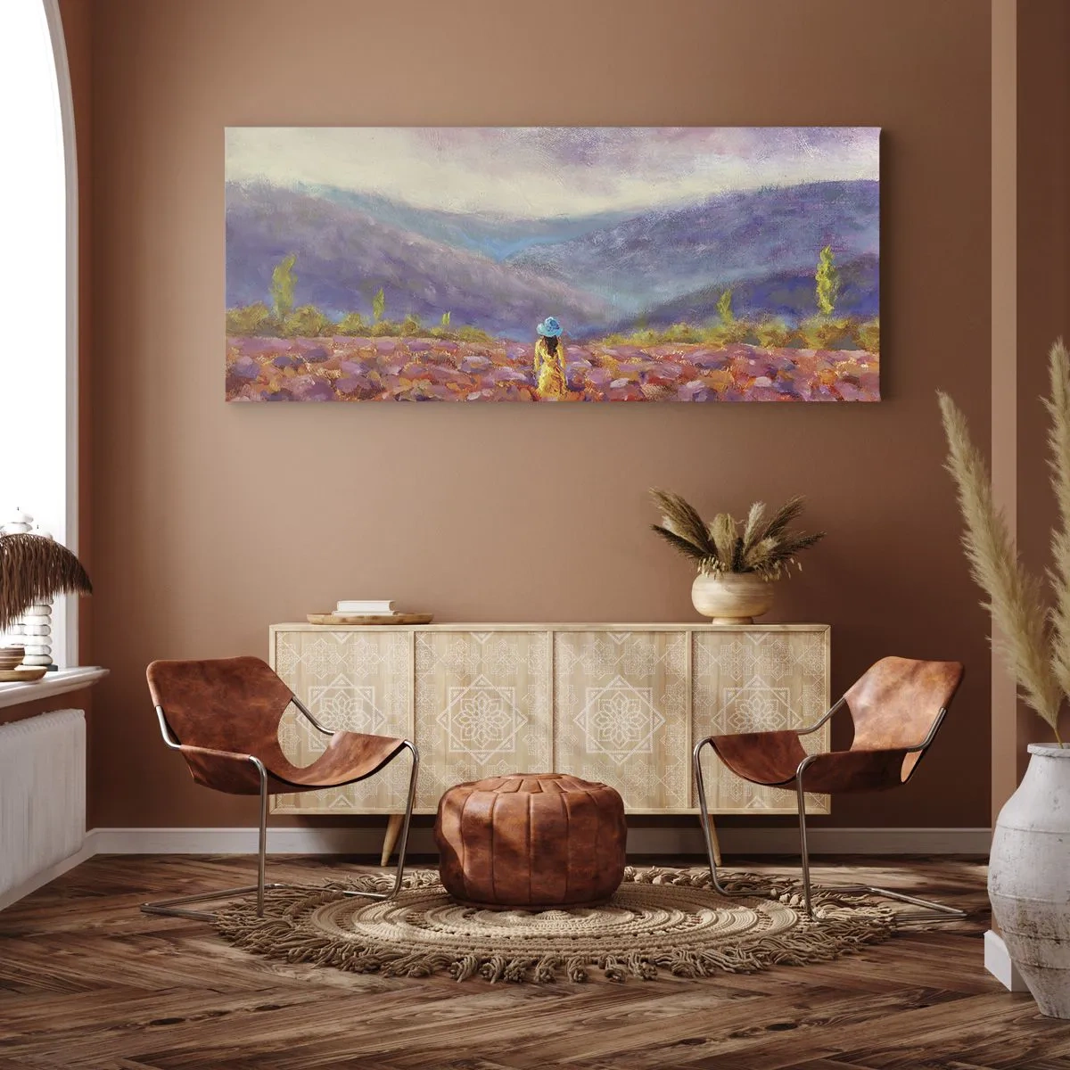 Canvas picture - In Lavendar World - 120x50 cm