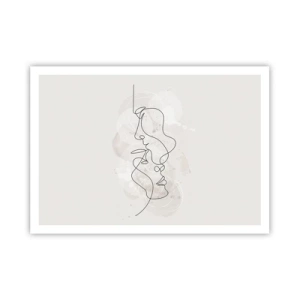 Poster - Tangled up in an Embrace - 100x70 cm