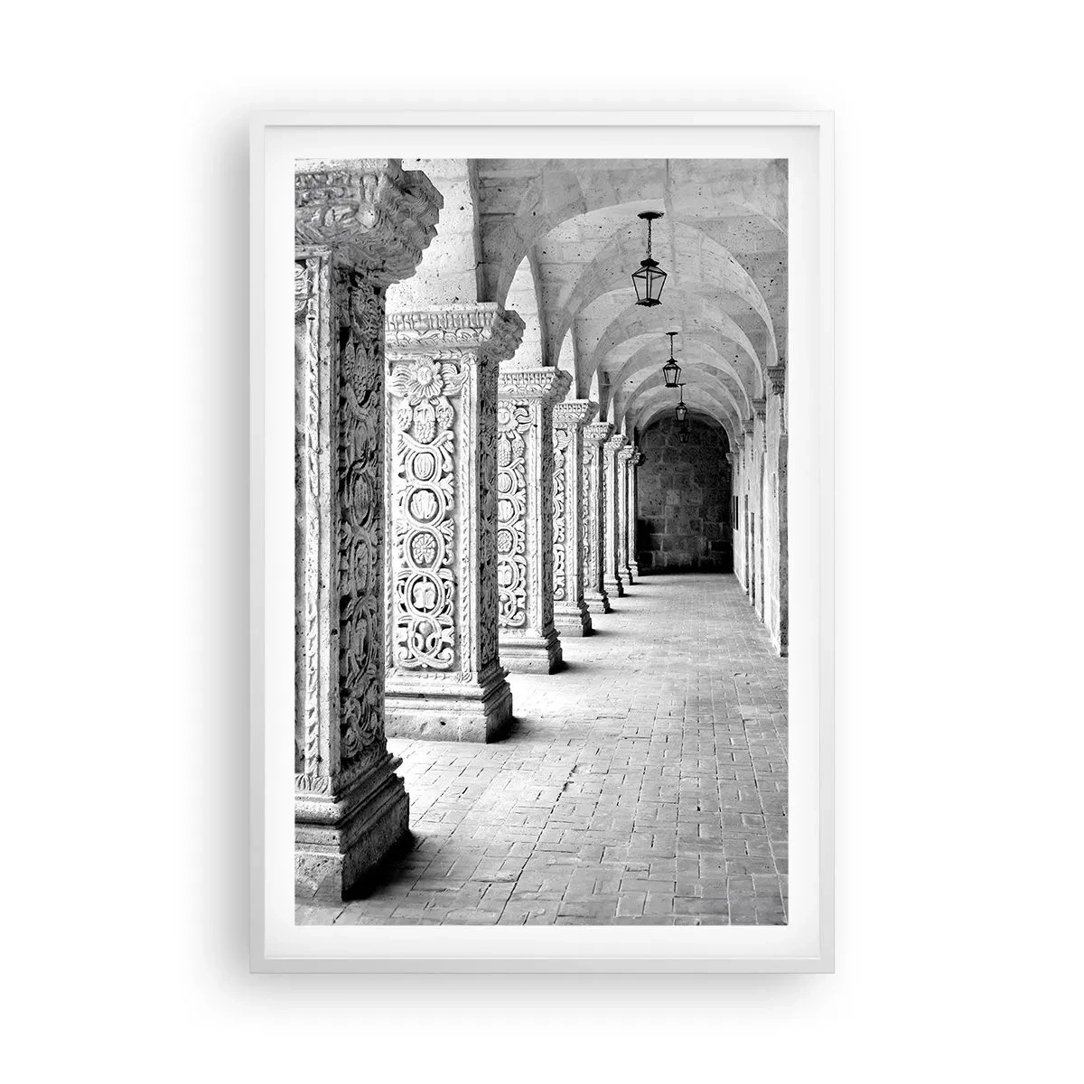 Poster in white frmae - Where is this Going...? - 61x91 cm