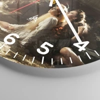 Clock face with numbers