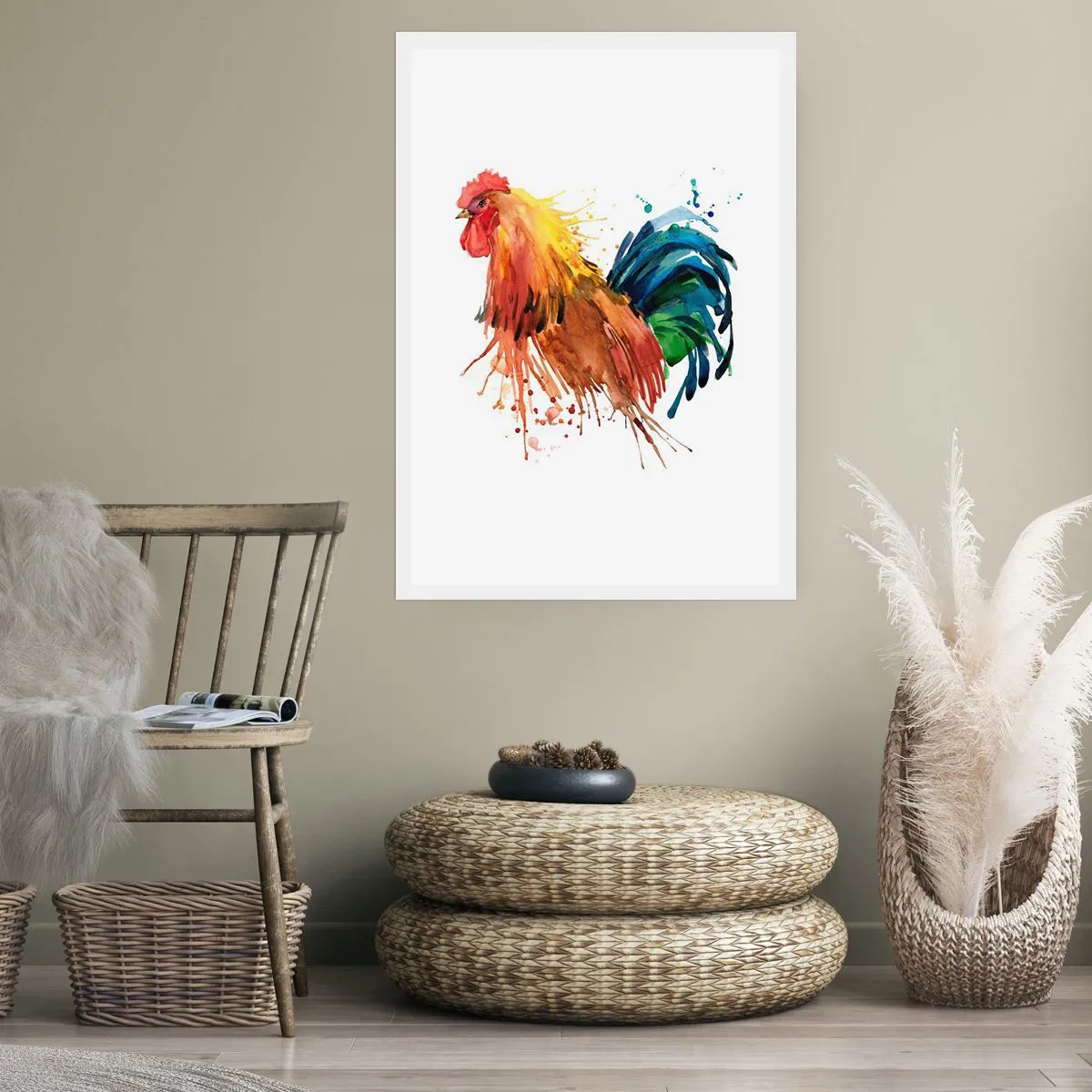 Poster - King Rooster - 40x50 cm