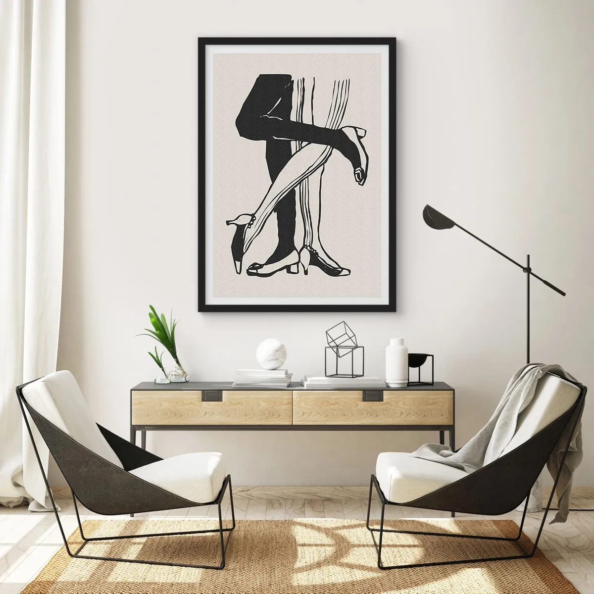 Poster in black frame - Woman's Attribute - 61x91 cm
