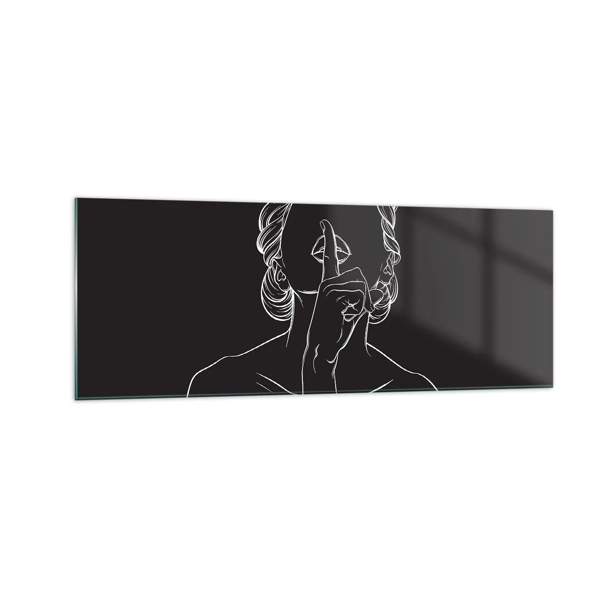 Glass picture - Beauty Blossoms in Soul - 140x50 cm