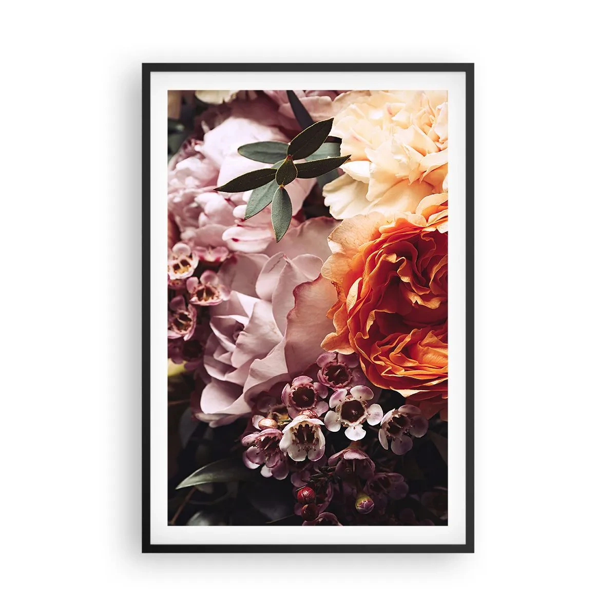 Poster in black frame - Wrapped by Beauty - 61x91 cm