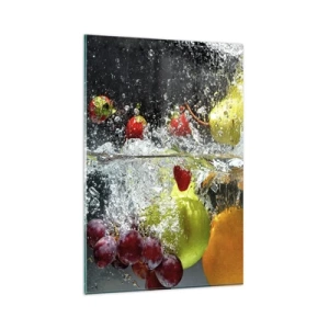 Glass picture - Fruity Refreshment - 80x120 cm