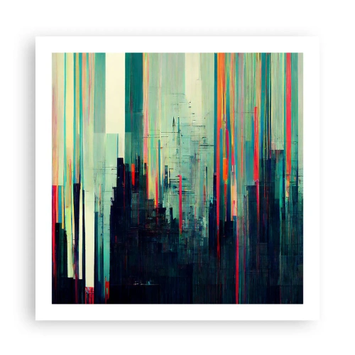 Poster - Futuristic City - 60x60 cm