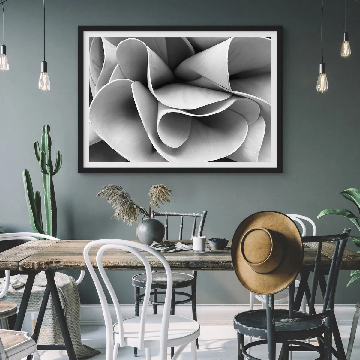 Poster in black frame - It Is Happening in Space - 40x30 cm