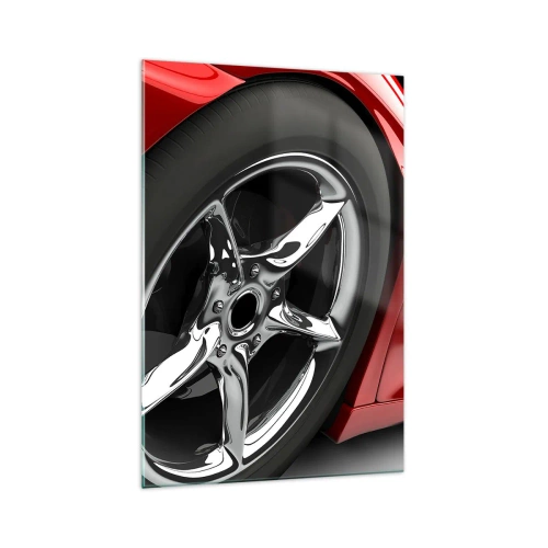 Glass picture - Born to Be Fast - 70x100 cm