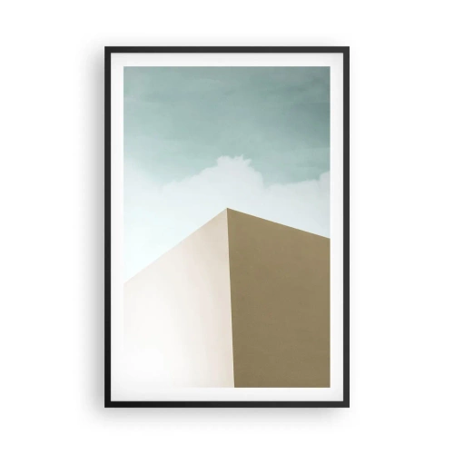 Poster in black frame - Geometry of a Sunny summer - 61x91 cm