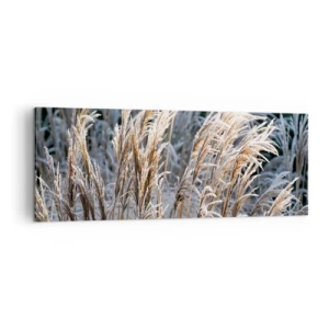Canvas picture - Decorated with Frost - 140x50 cm