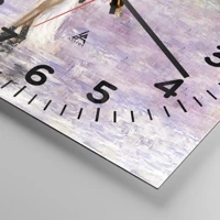 Clock face with numbers
