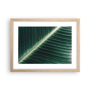Poster in light oak frame - Rhythm of Nature - 40x30 cm