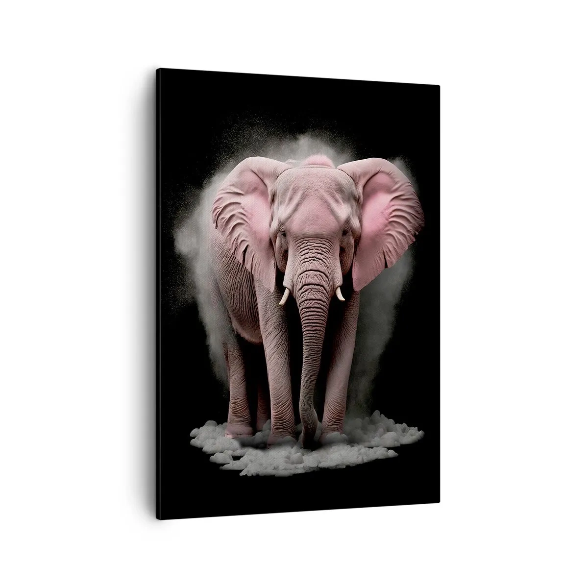 Canvas picture - Don't Think About a Pink Elephant! - 50x70 cm