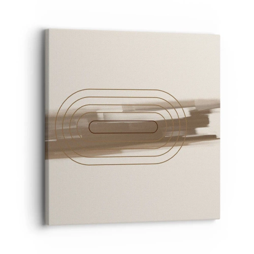 Canvas picture - Blast of Grey - 30x30 cm