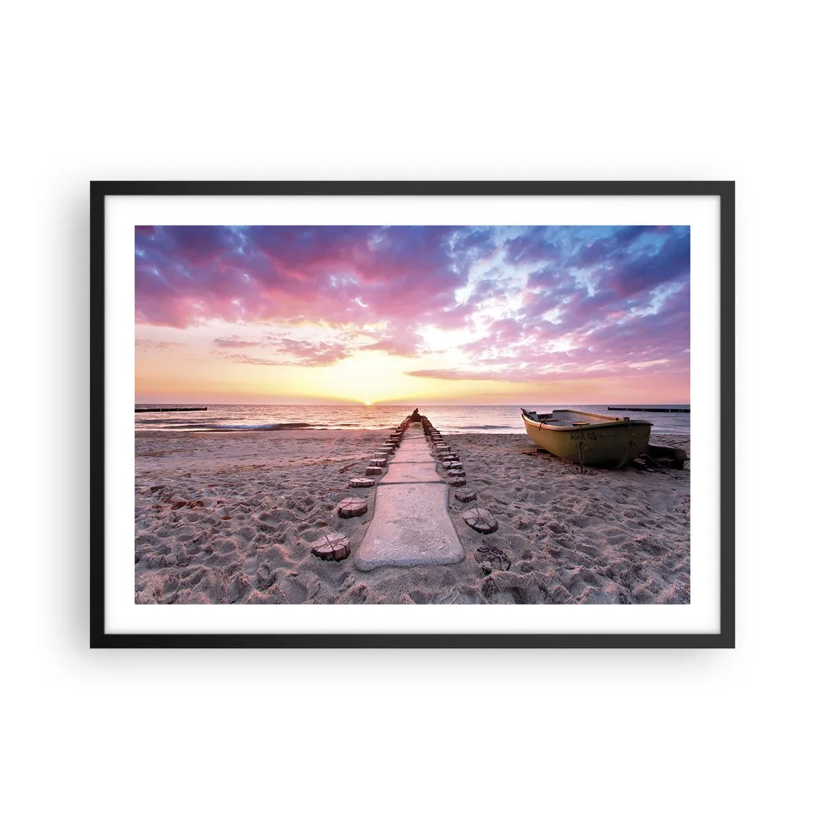 Poster in black frame - Moments of Profound Experience - 70x50 cm