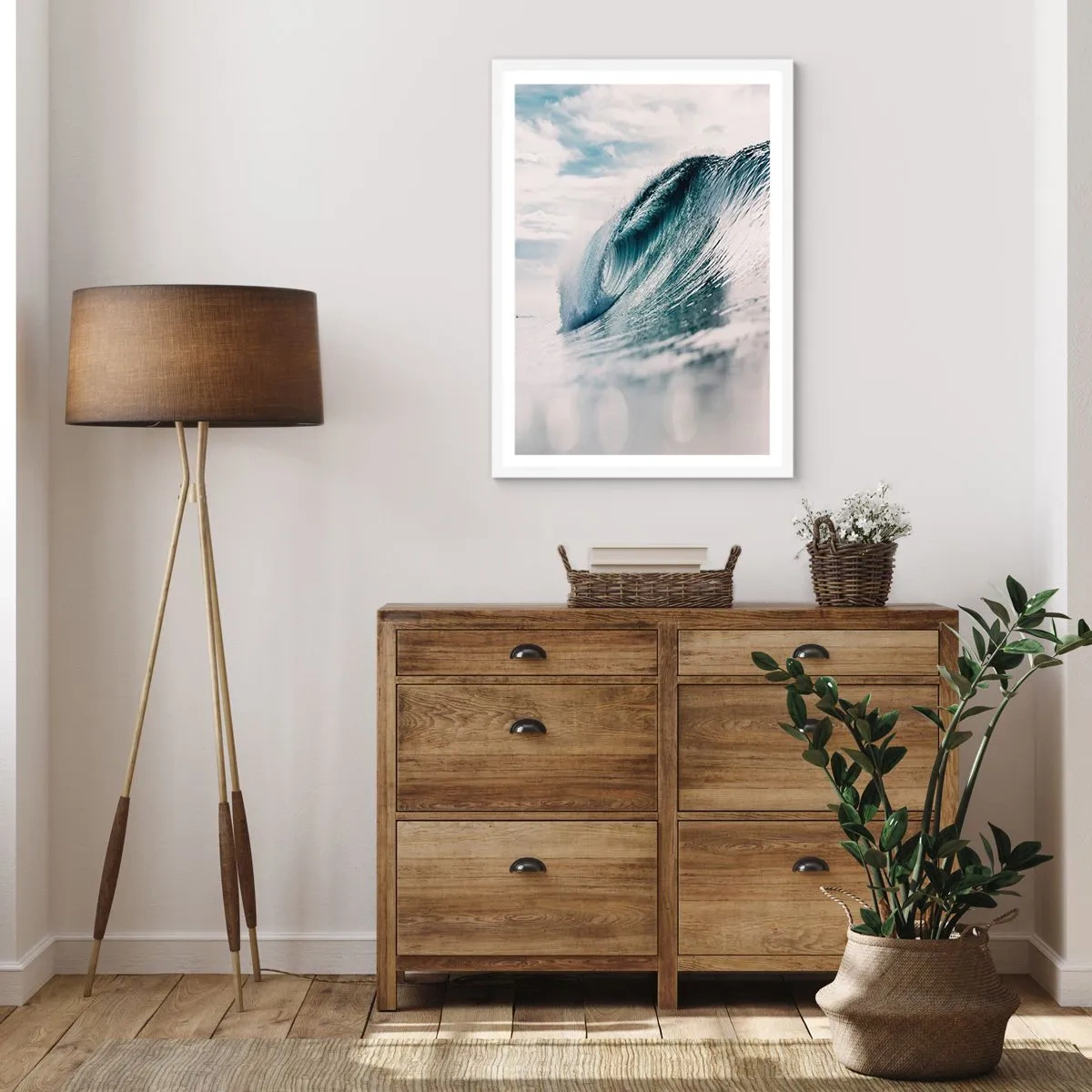 Poster in white frmae - Water Summit - 61x91 cm