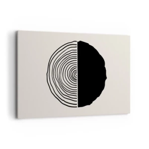 Canvas picture - Half-half - 120x80 cm