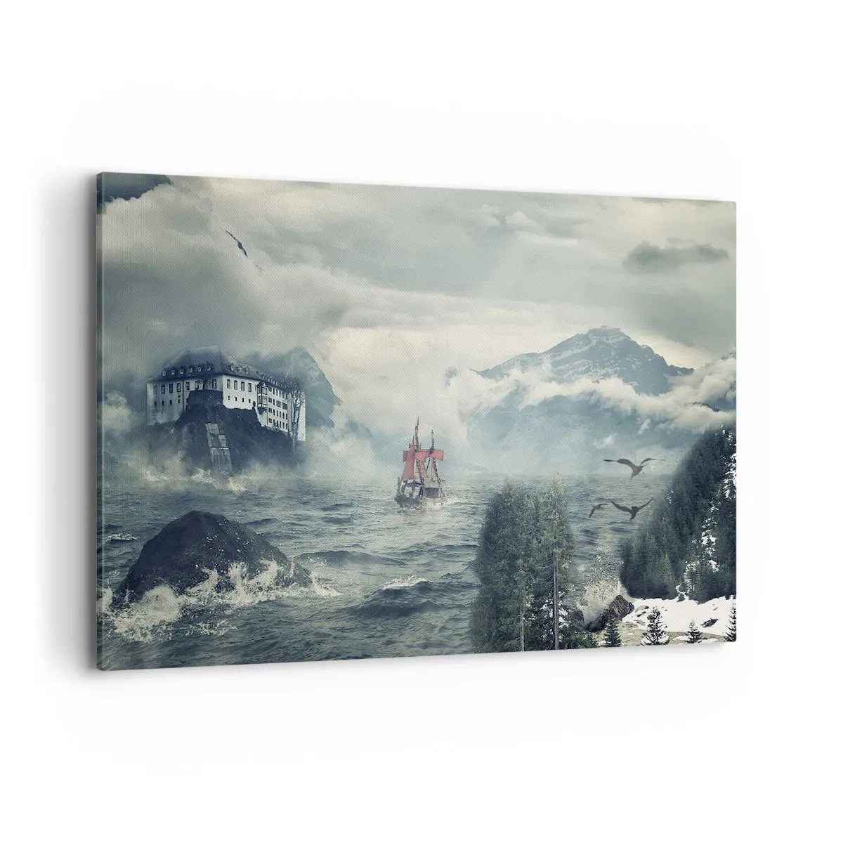 Canvas picture - On Magical Waters - 100x70 cm