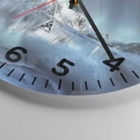 Clock face with numbers