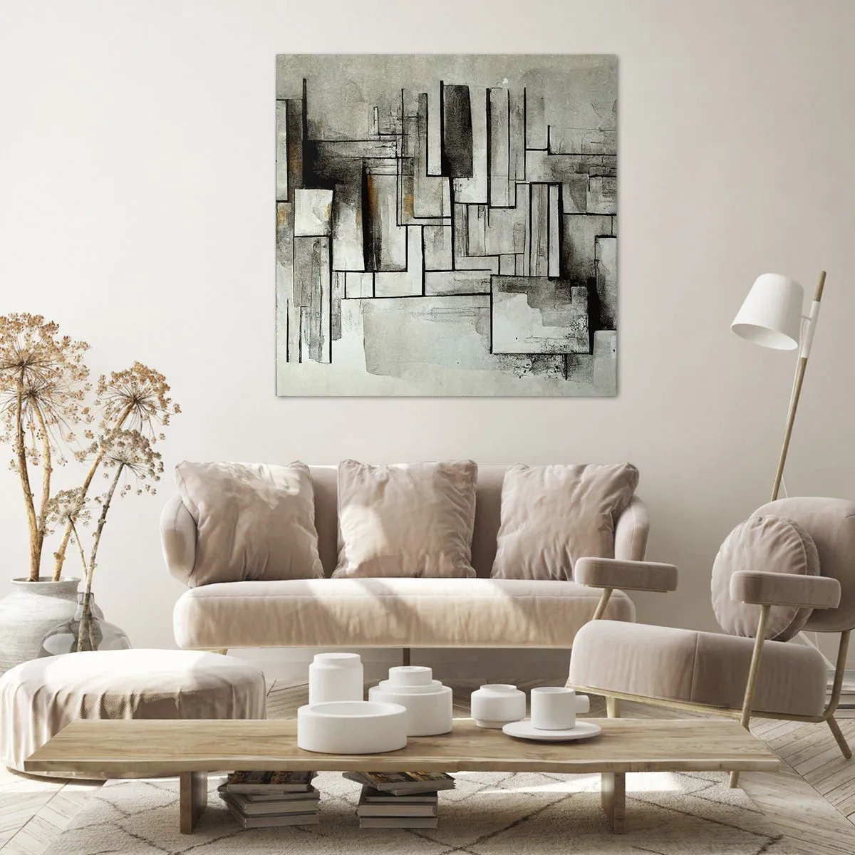 Canvas picture - Power of Simplicity - 30x30 cm