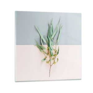 Glass picture - Pastel Subtlety - 40x40 cm