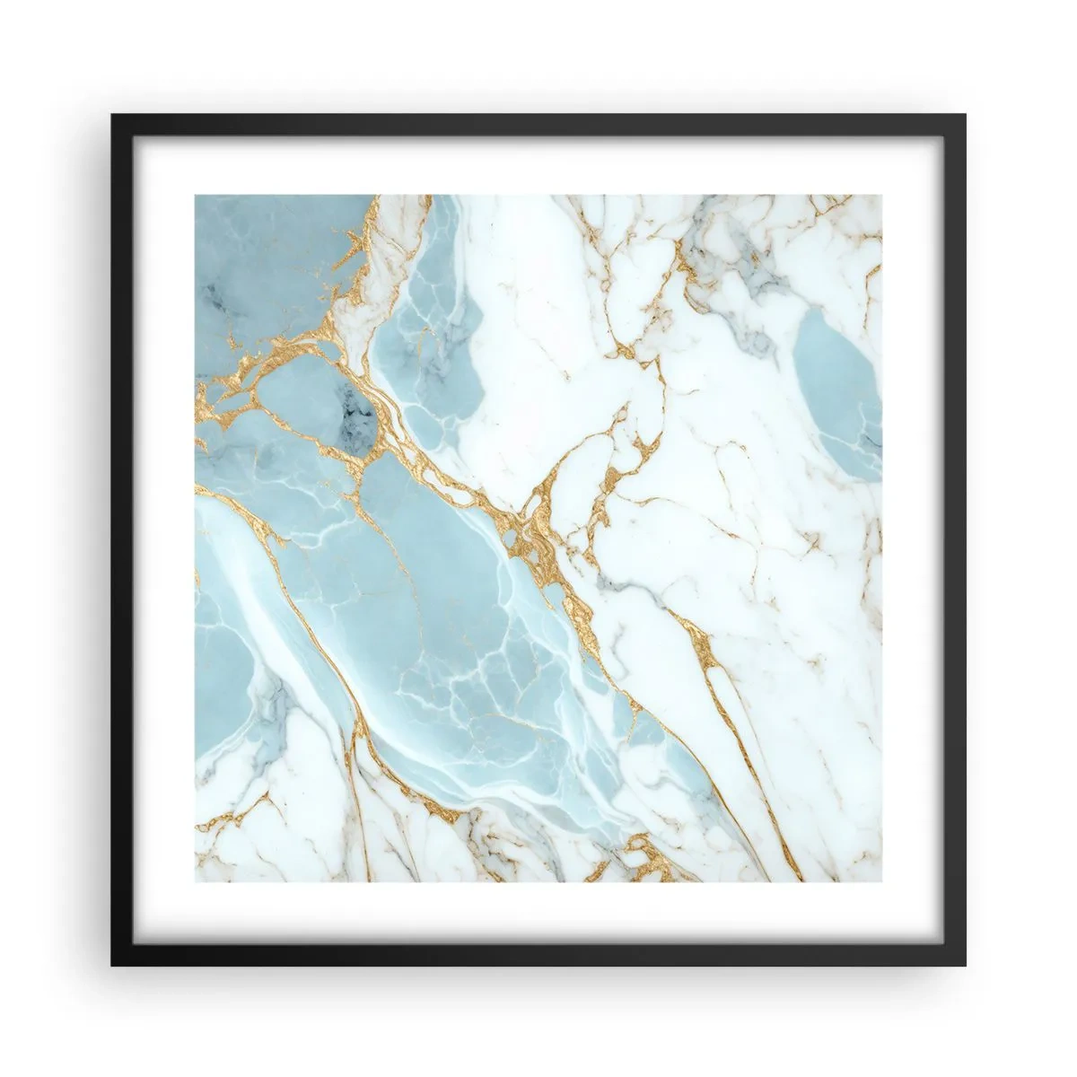 Poster in black frame - Richness of the Stone - 50x50 cm