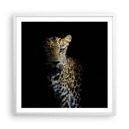 Poster in white frmae - Dark Beauty - 60x60 cm