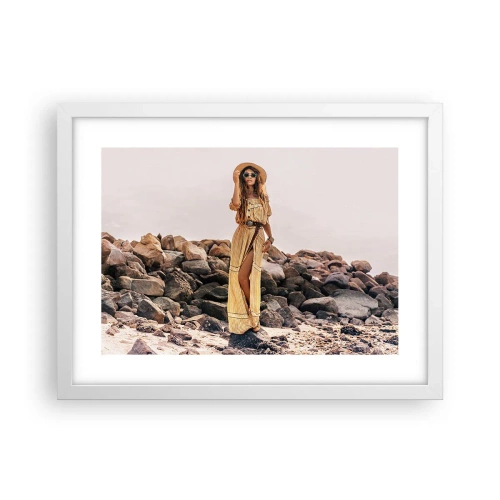 Poster in white frmae - The Magic of Stones - 40x30 cm