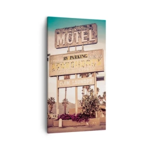 Canvas picture - The Time Stopped Here - 45x80 cm