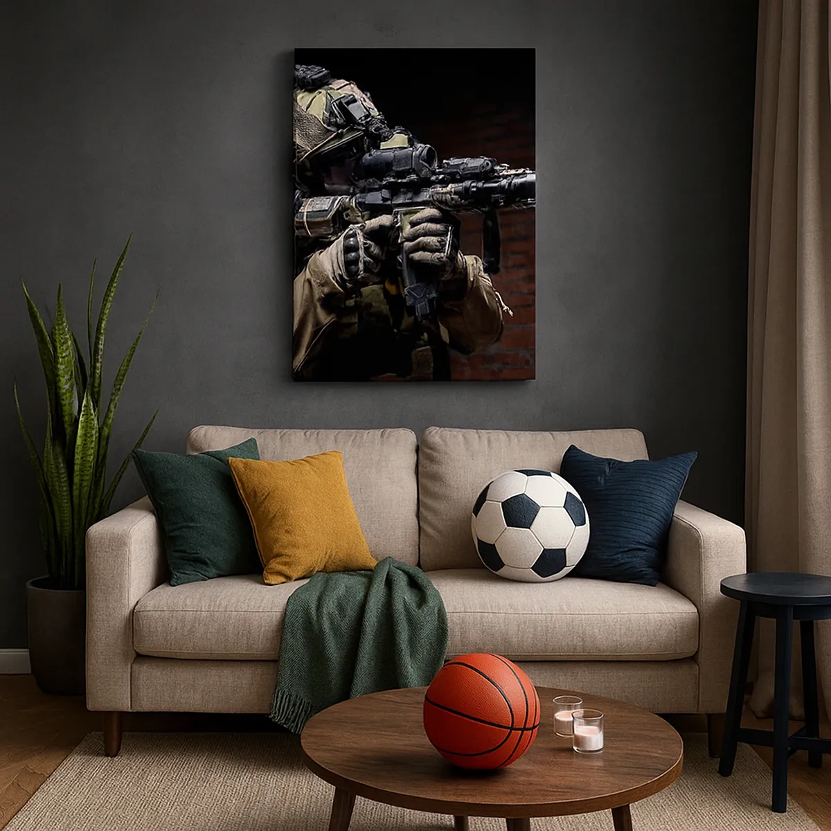 Canvas picture - Deadly Effective - 50x70 cm