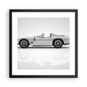 Poster in black frame - Promise of Fun - 40x40 cm