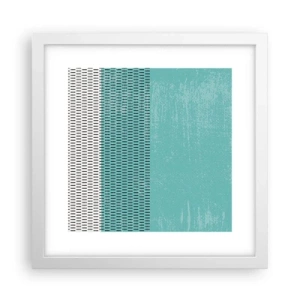 Poster in white frmae - Balanced Composition - 30x30 cm