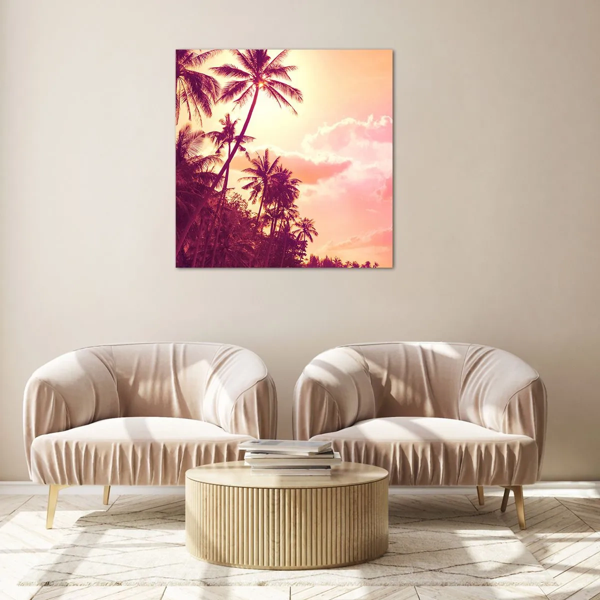 Glass picture - You Have to Choose - 40x40 cm
