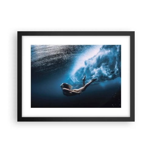 Poster in black frame - Contemporary Syren - 40x30 cm