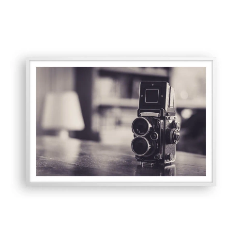 Poster in white frmae - Magic of the Old Photograph - 91x61 cm