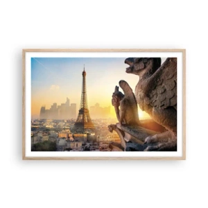 Poster in light oak frame - Much Has Changed… - 91x61 cm