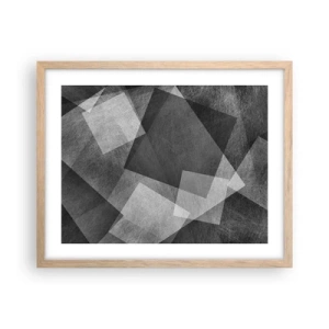 Poster in light oak frame - Eternal Symbol of Durability and Order - 50x40 cm