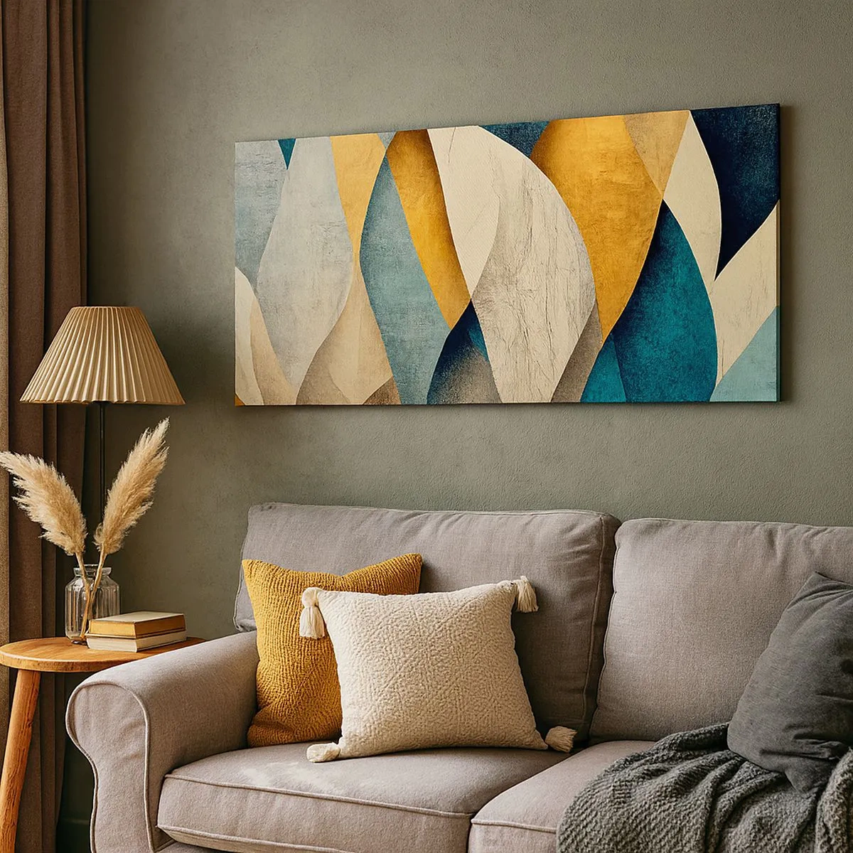 Canvas picture - Rhythm and Undulation - 100x40 cm
